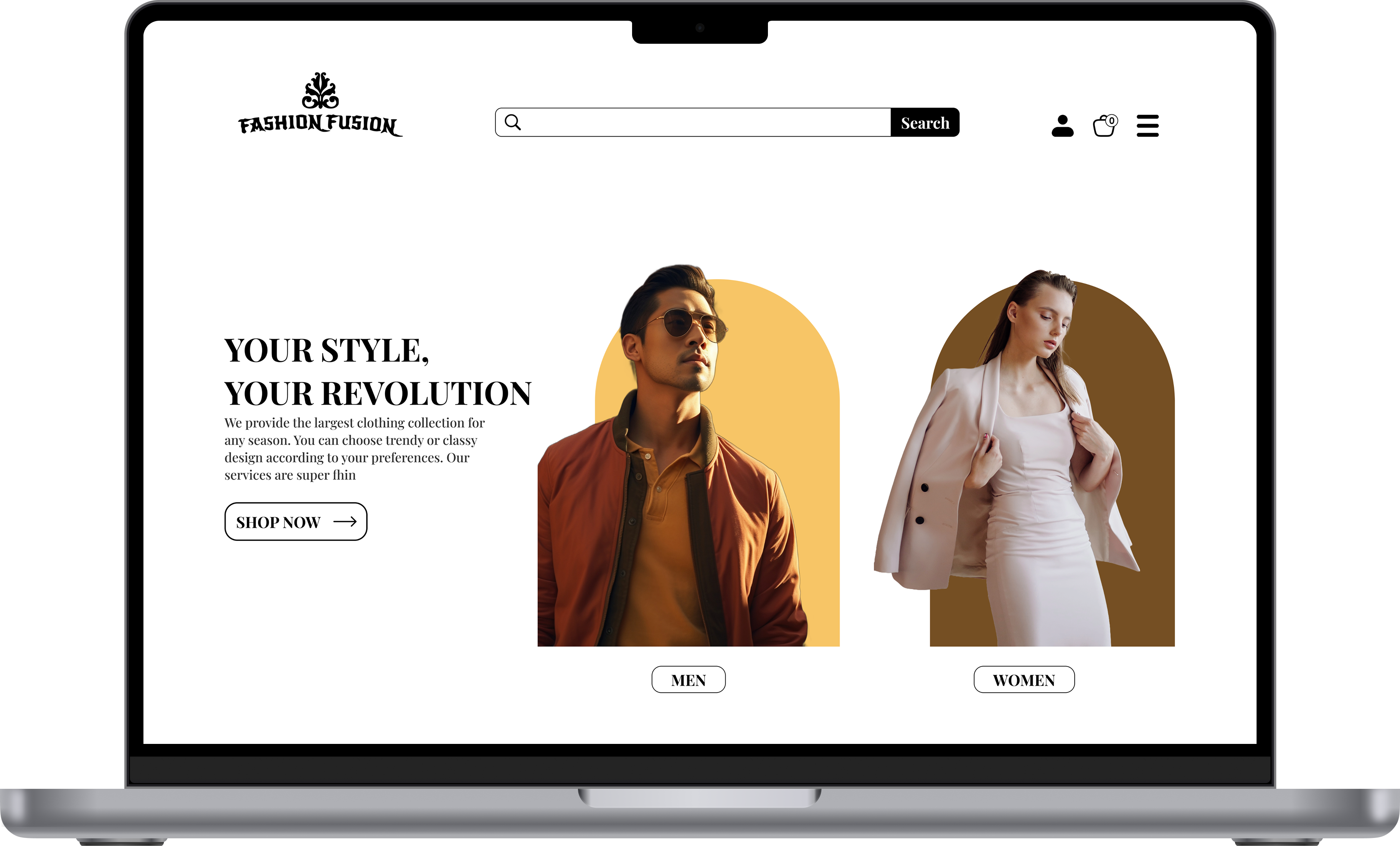 Oncology Website Mockup